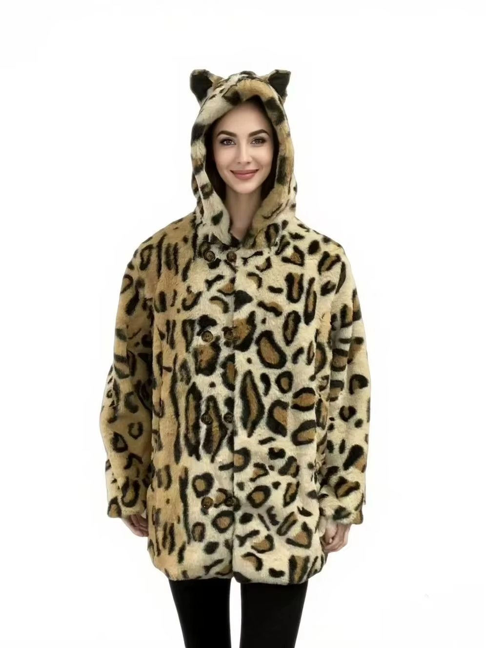 Thick Warm Hooded Coat