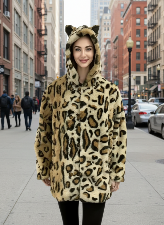 Thick Warm Hooded Coat