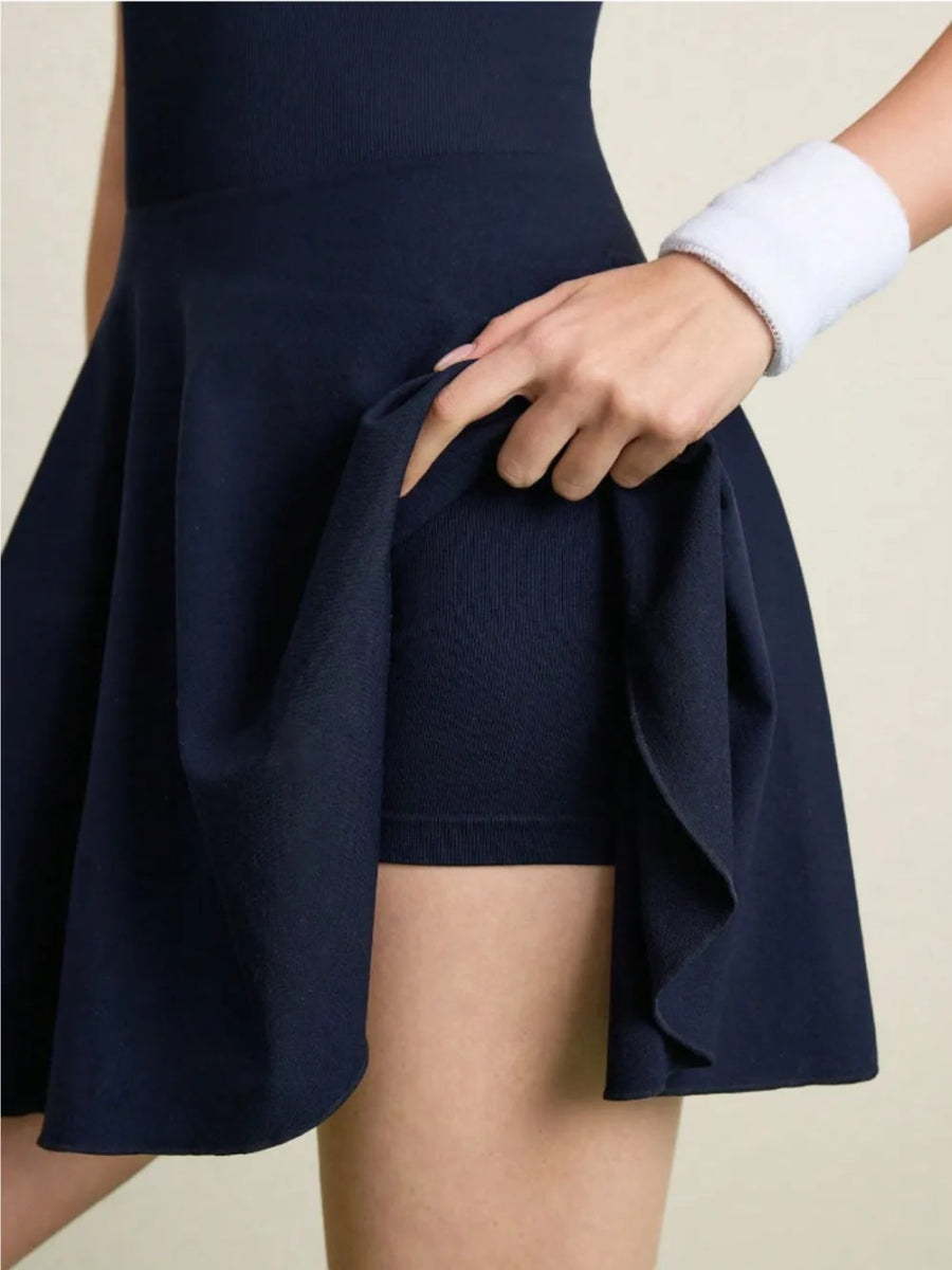 Backless Halter Neck Active Dress - Easy Pickins Store