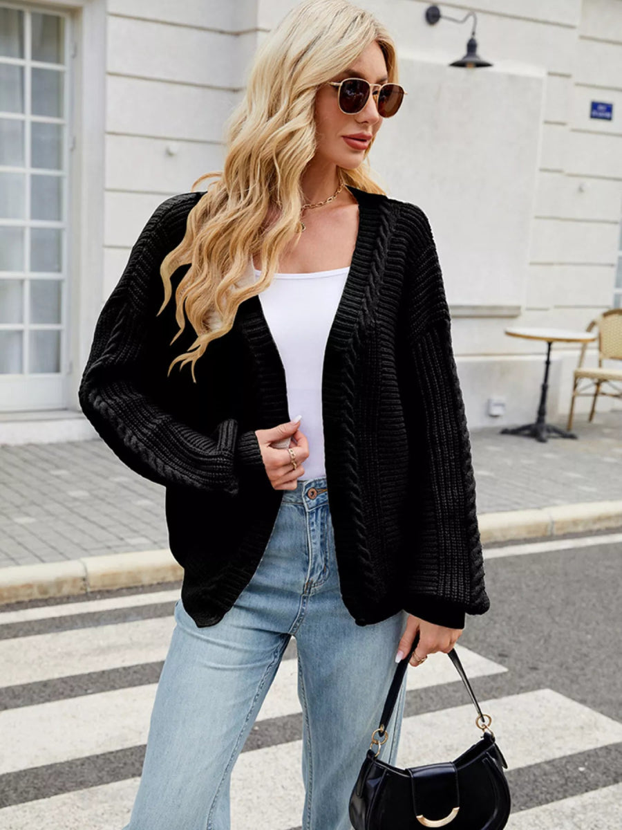 Button Up Long Sleeve Cardigan - Easy Pickins Store