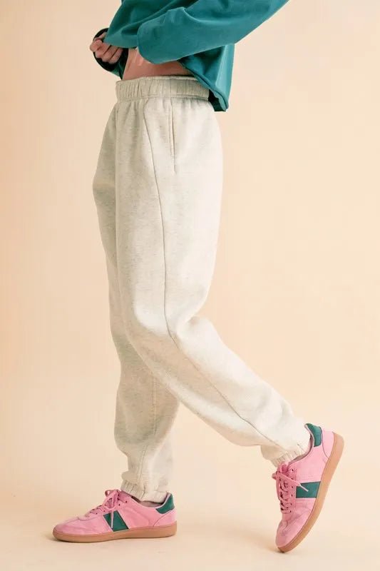 Drawstring Elastic Waist Joggers - Easy Pickins Store