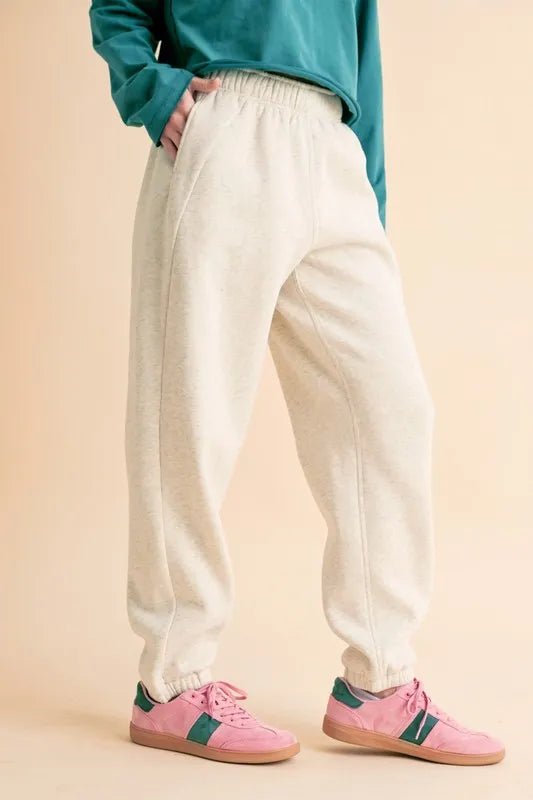 Drawstring Elastic Waist Joggers - Easy Pickins Store