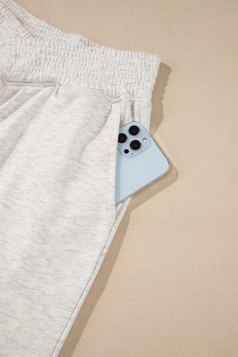 Elastic Waist Active Pants with Pockets - Easy Pickins Store