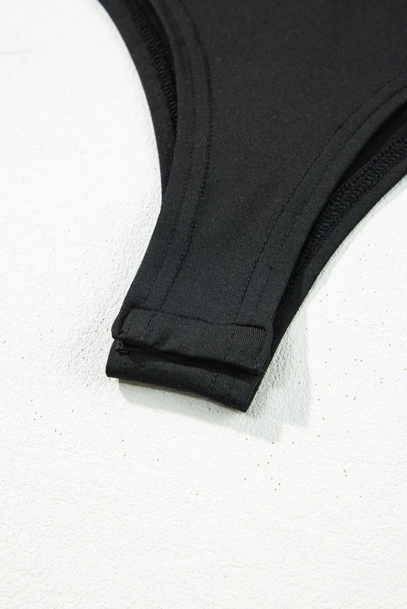 Eyelet Lace Long Sleeve Bodysuit - Easy Pickins Store