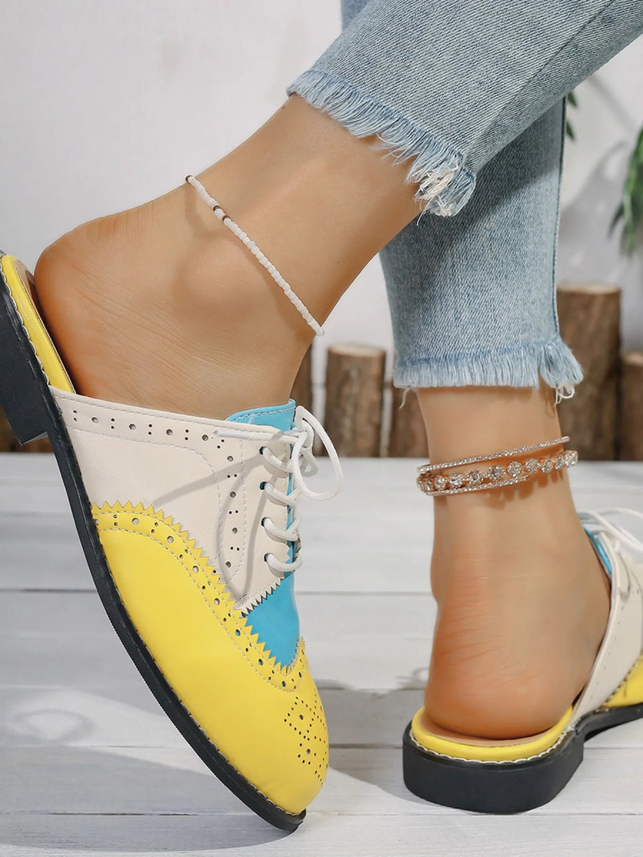 Eyelet Lace Up Slip - Ons - Easy Pickins Store