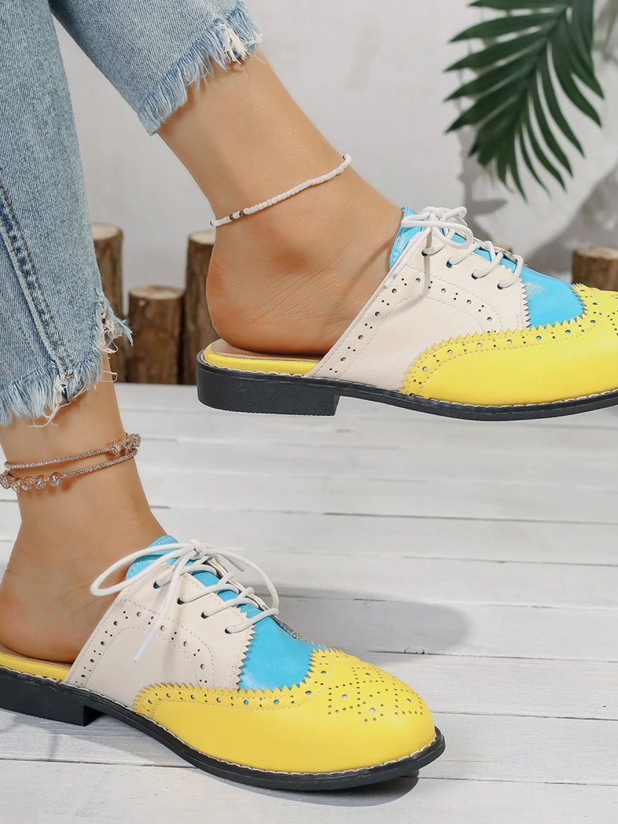 Eyelet Lace Up Slip - Ons - Easy Pickins Store