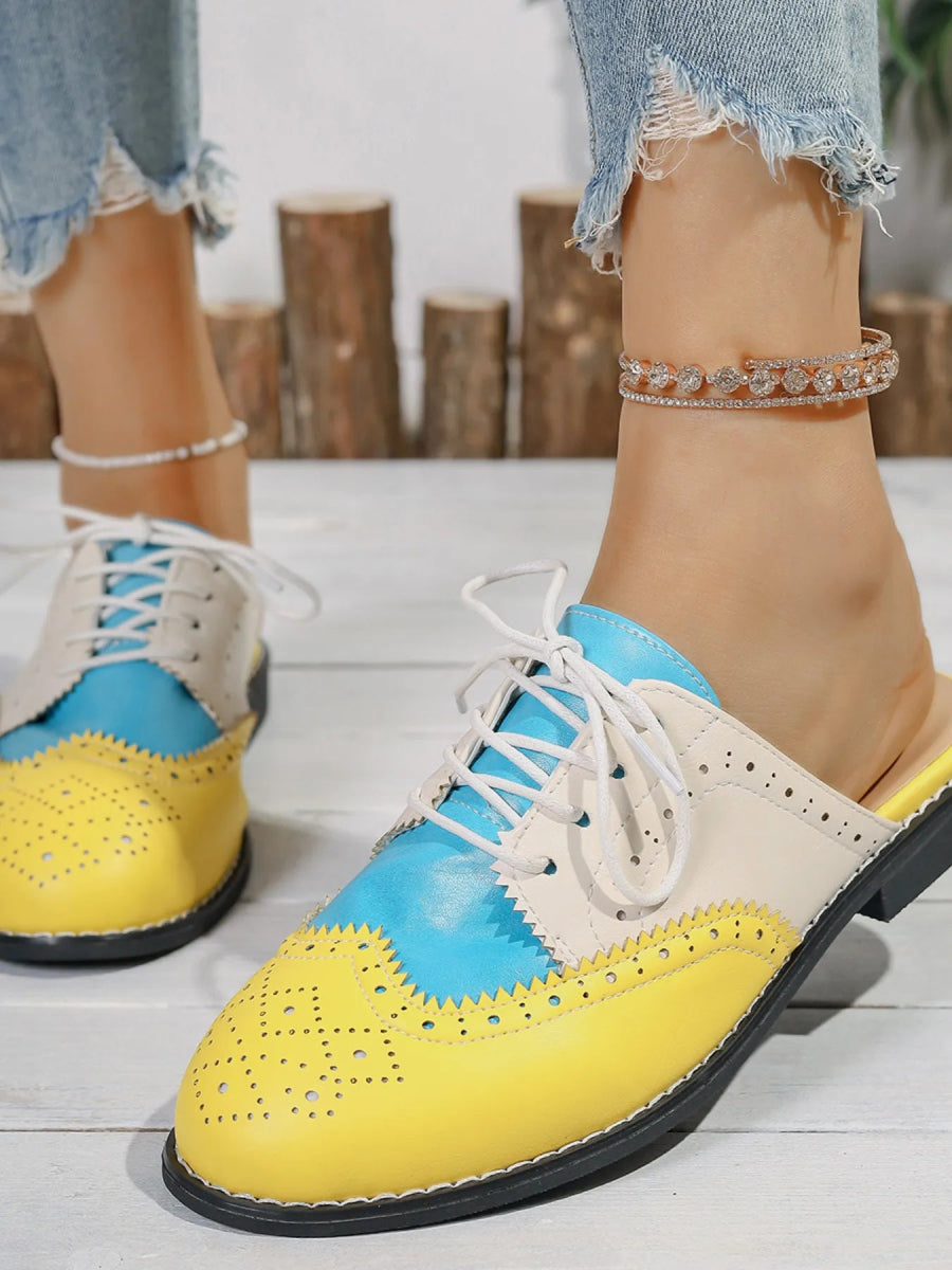 Eyelet Lace Up Slip - Ons - Easy Pickins Store