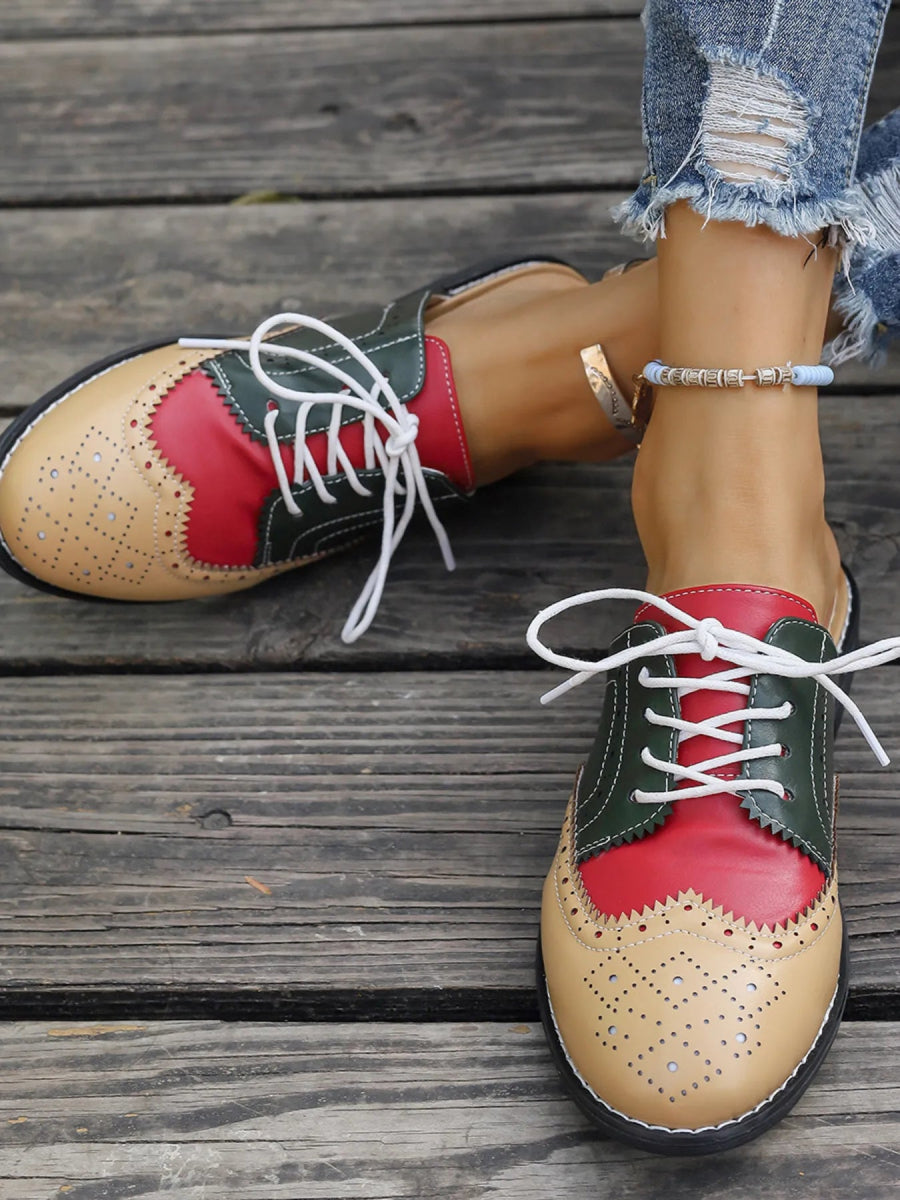 Eyelet Lace Up Slip - Ons - Easy Pickins Store
