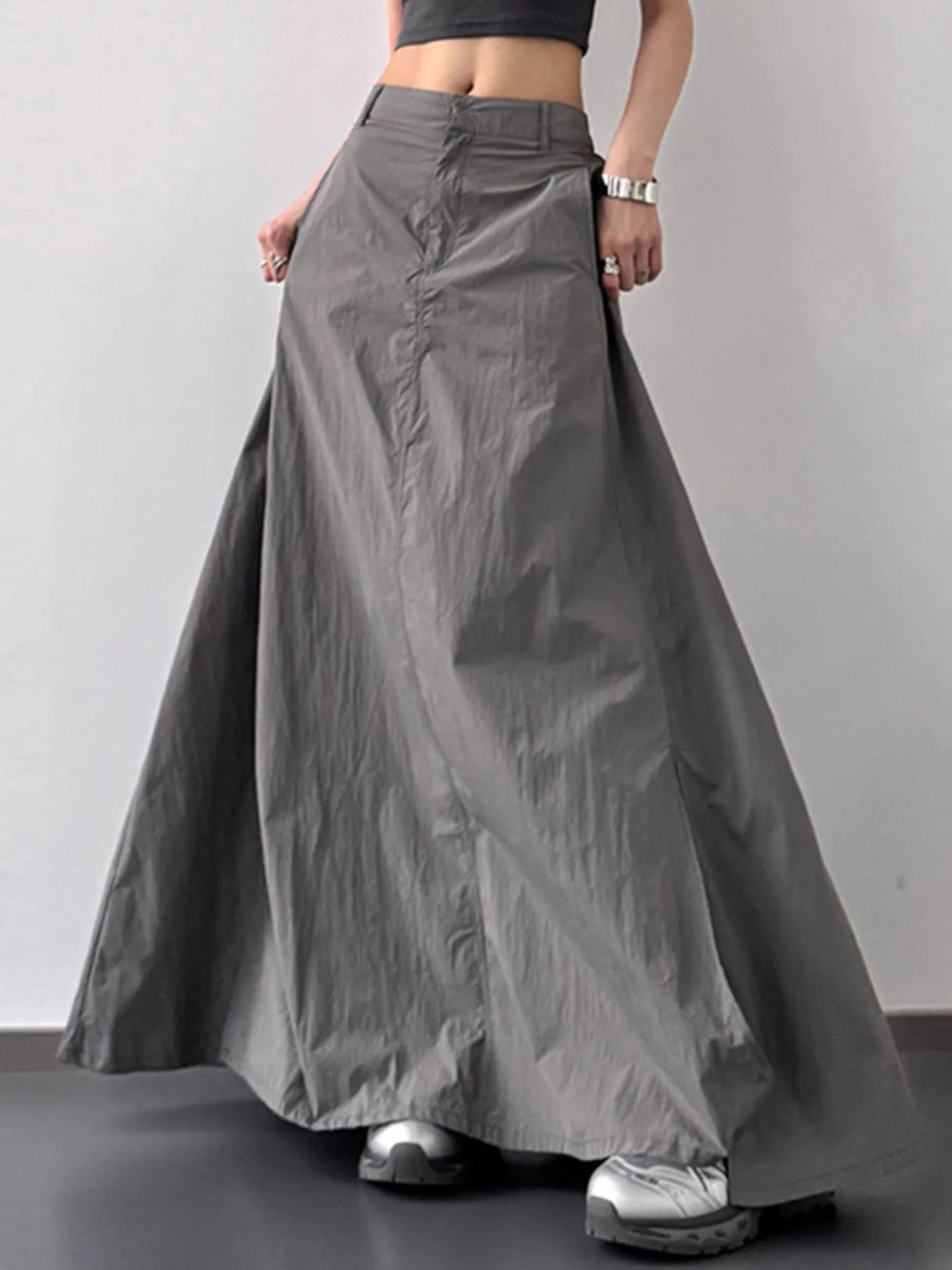 High Waist Slit Maxi Skirt - Easy Pickins Store