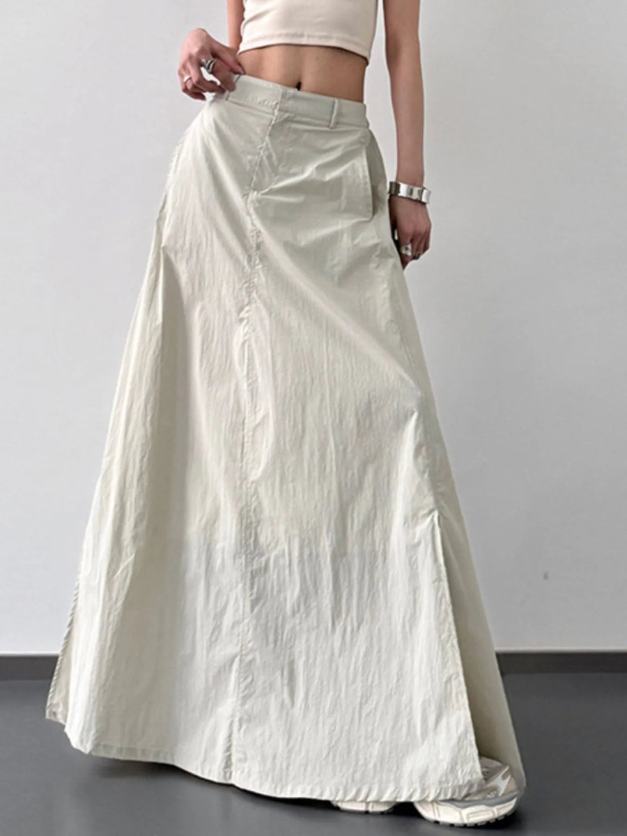 High Waist Slit Maxi Skirt - Easy Pickins Store