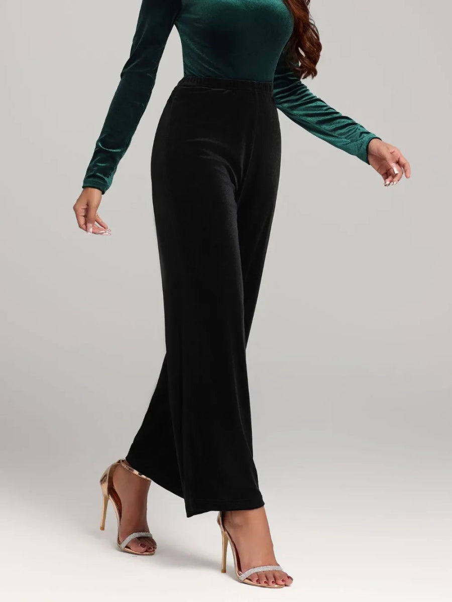 High Waist Wide Leg Pants - Easy Pickins Store