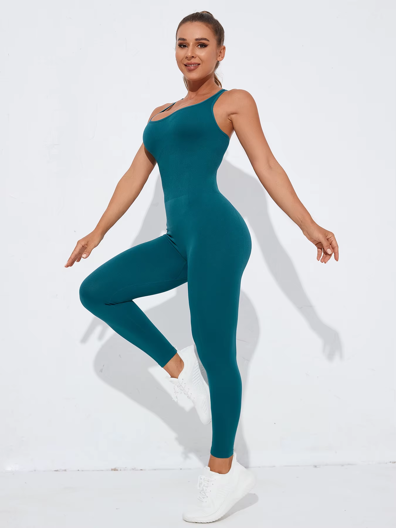 Crisscross Wide Strap Jumpsuit