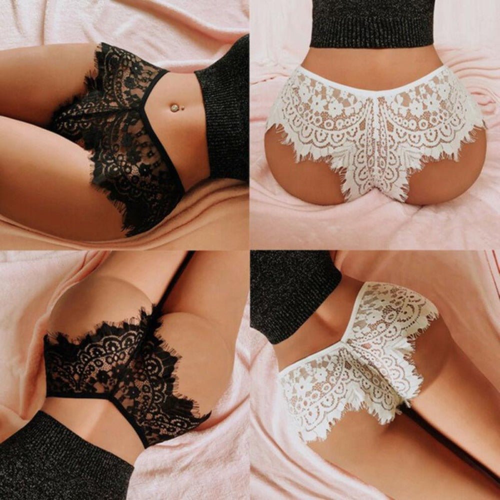 2 pairs Lace High Waist Sexy G String Panties - Easy Pickins Store