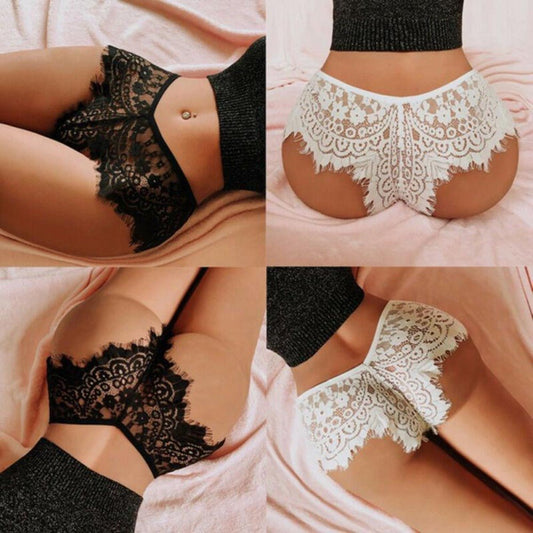 2 pairs Lace High Waist Sexy G String Panties - Easy Pickins Store