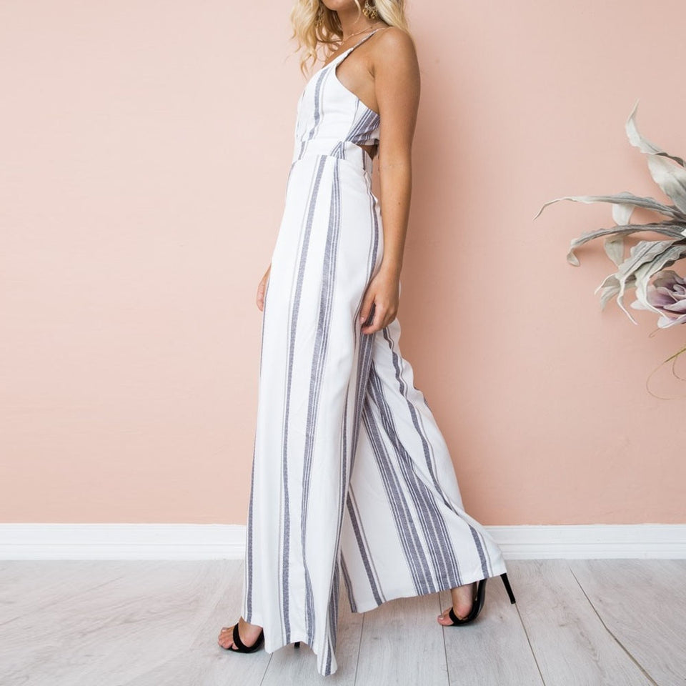 Summer Sleeveless Long Jumpsuit - Easy Pickins Store