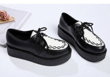 Platform Suede Lace Up Creepers