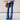 High Waist Flare Ripped Skinny Denim Wide Leg Jeans - Easy Pickins Store