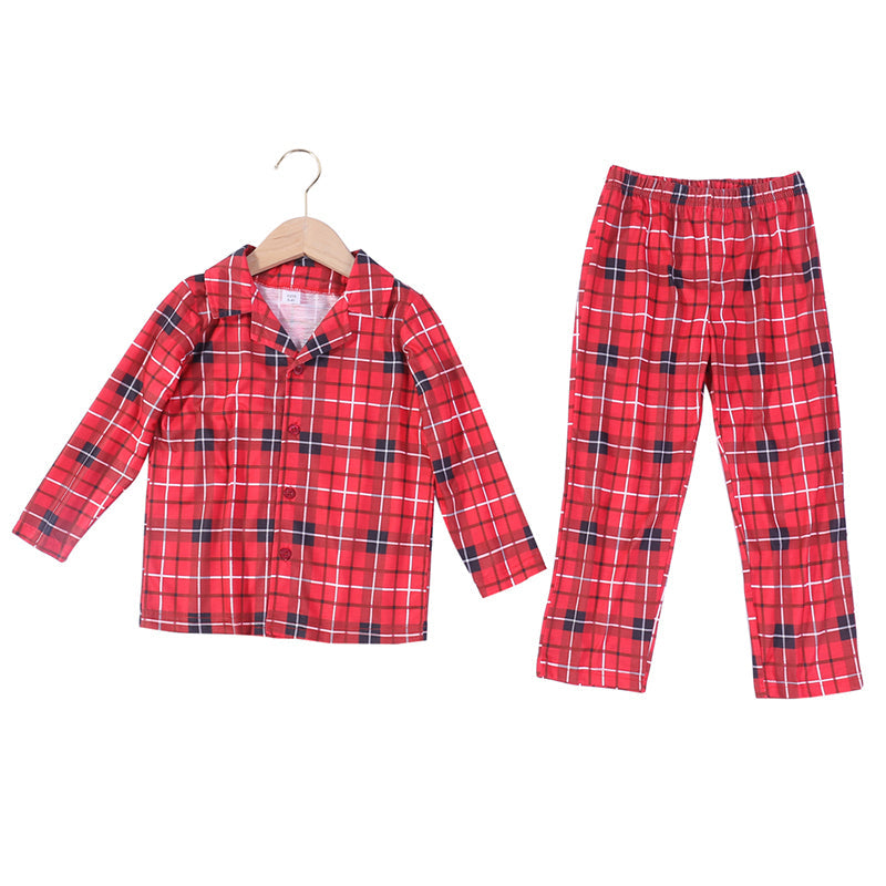 Christmas Matching Pajamas Plaid Cotton Family - Easy Pickins Store