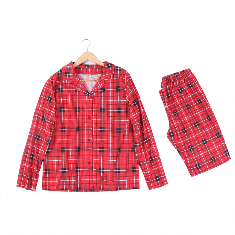 Christmas Matching Pajamas Plaid Cotton Family - Easy Pickins Store
