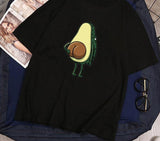 Avocado Funny Cartoon T shirt - Easy Pickins Store