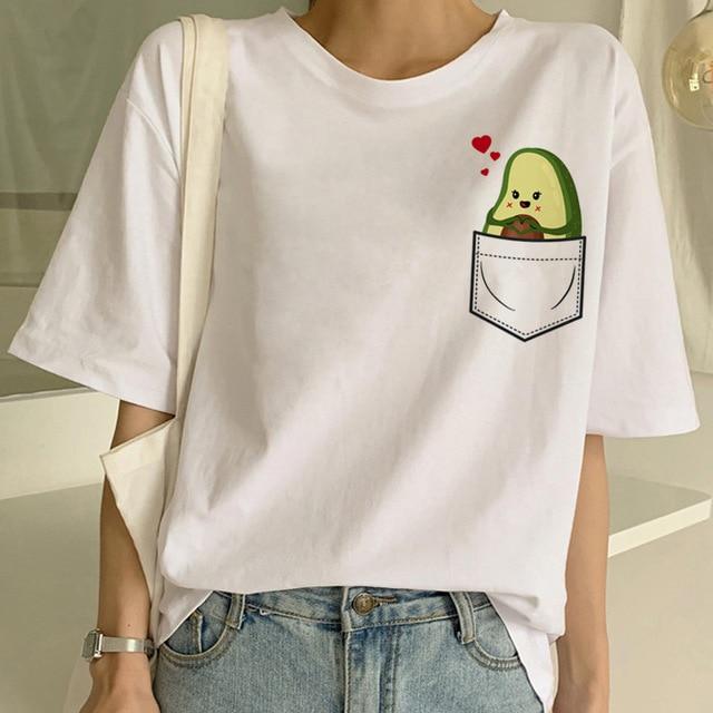 Avocado T-Shirt Short Sleeve Vogue - Easy Pickins Store