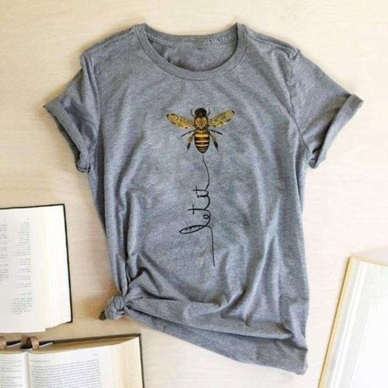Bee Kind T-shirt Aesthetics Graphic Short Sleeve Cotton - Easy Pickins Store