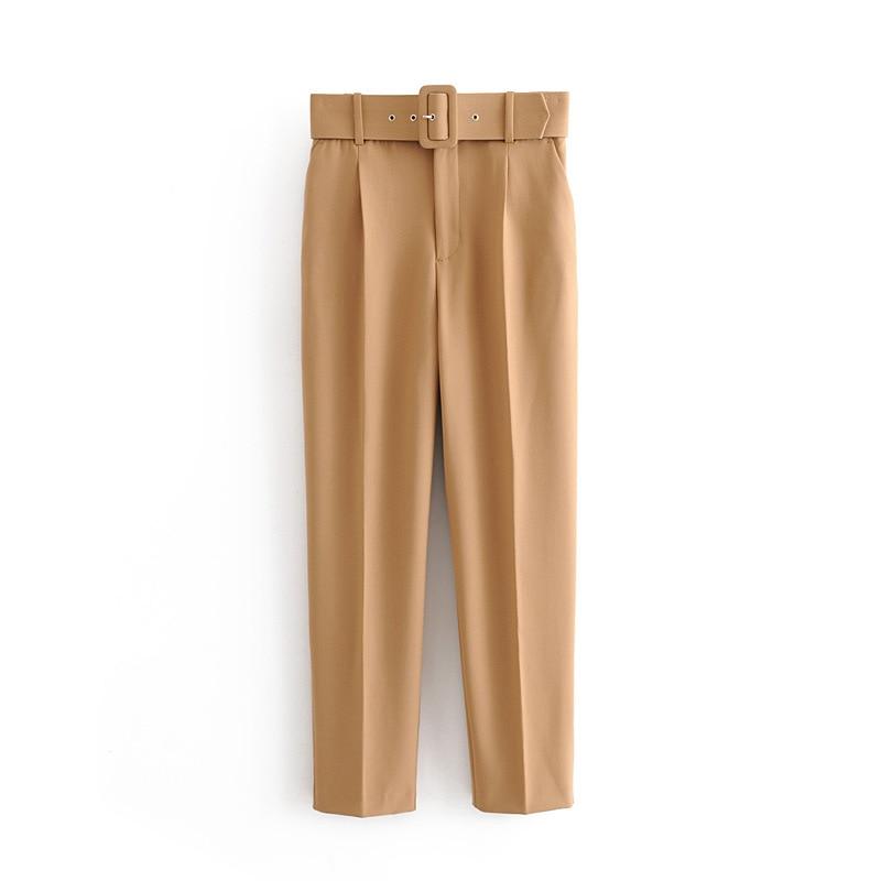 Belt High Waist Pants - Easy Pickins Store
