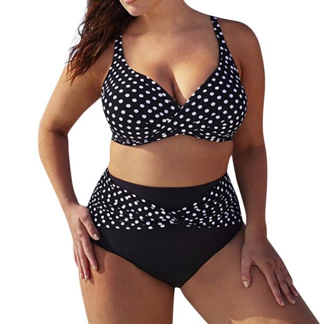 Bikini Dots Two Piece Swimsuits Padded Brazilian - Easy Pickins Store