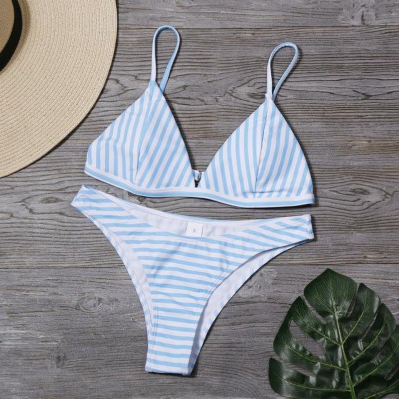 Bikini Set Triangle Swimwear Low Waist - Easy Pickins Store