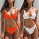 Bikini Set Triangle Swimwear Low Waist - Easy Pickins Store