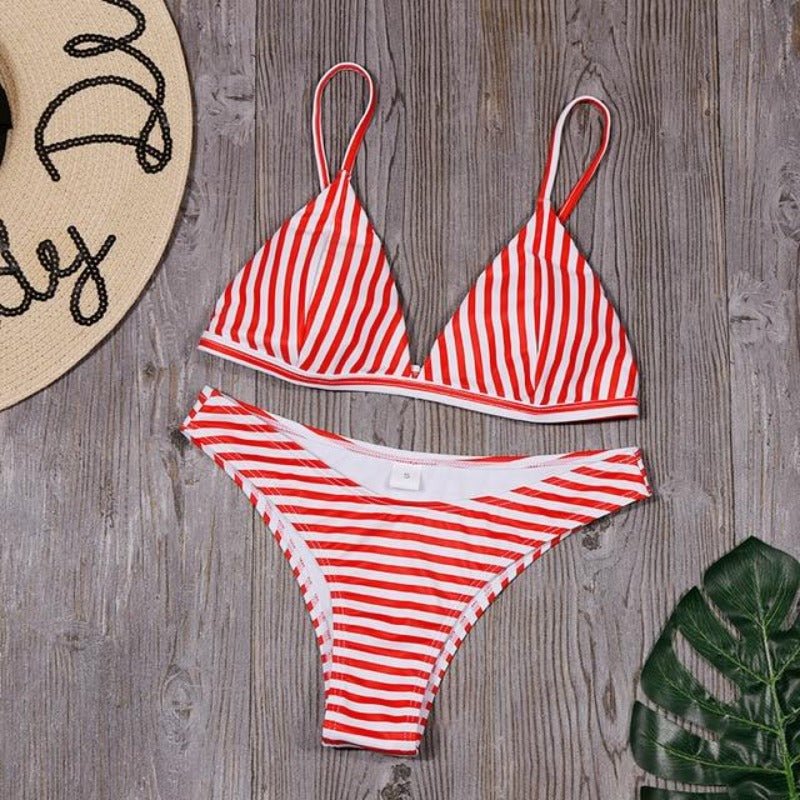 Bikini Set Triangle Swimwear Low Waist - Easy Pickins Store
