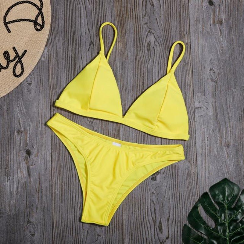 Bikini Set Triangle Swimwear Low Waist - Easy Pickins Store