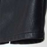 Black Skinny Pencil Punk Street Body-con Leather Skirt - Easy Pickins Store