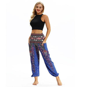 Bohemian Loose Hippy Baggy Harem Pants 20 Colors - Easy Pickins Store