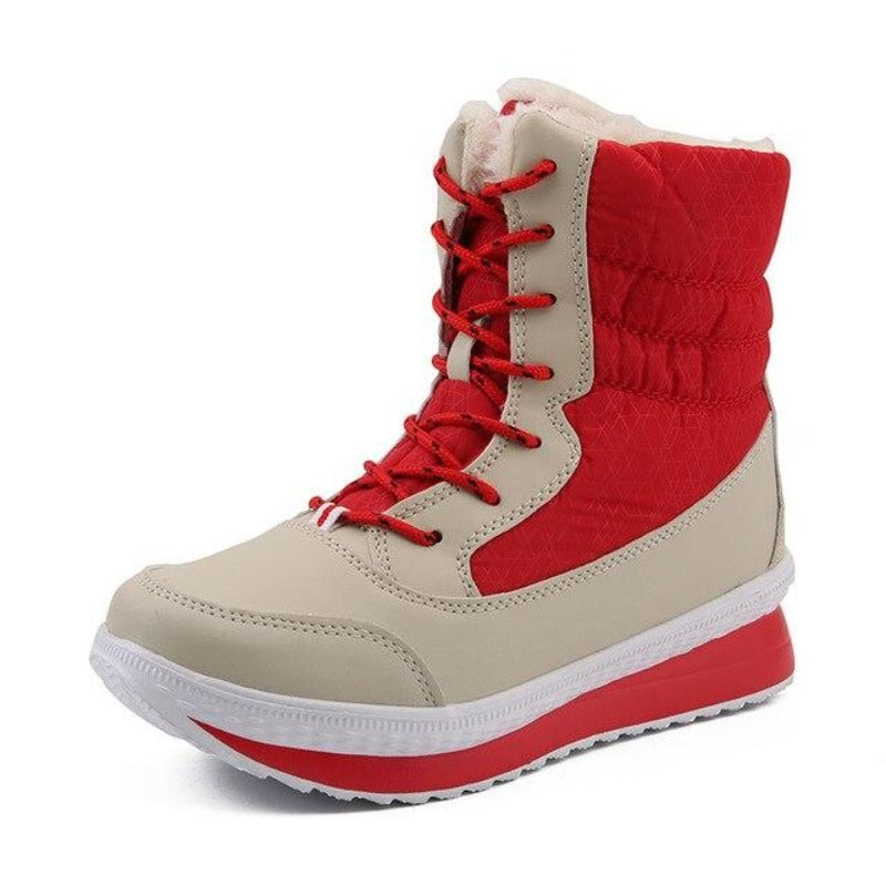 Boots Mid Calf Waterproof Plush Ankle - Easy Pickins Store