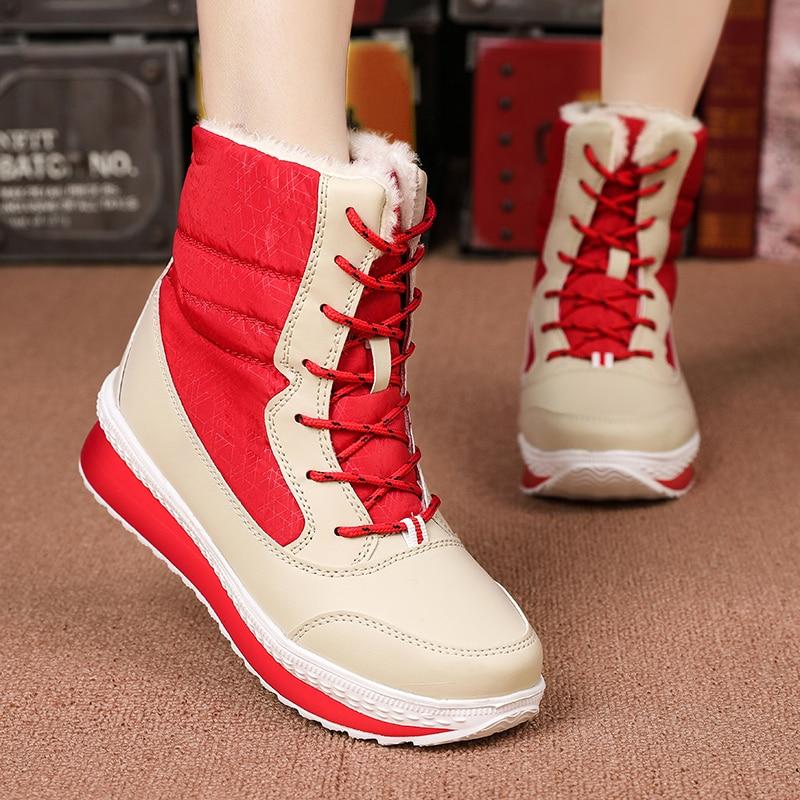 Boots Mid Calf Waterproof Plush Ankle - Easy Pickins Store