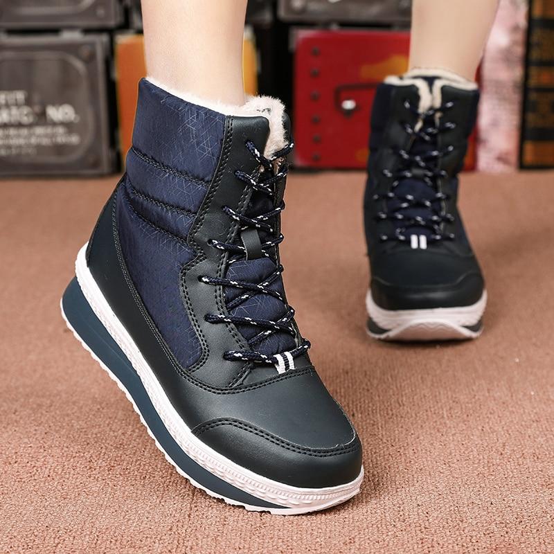 Boots Mid Calf Waterproof Plush Ankle - Easy Pickins Store