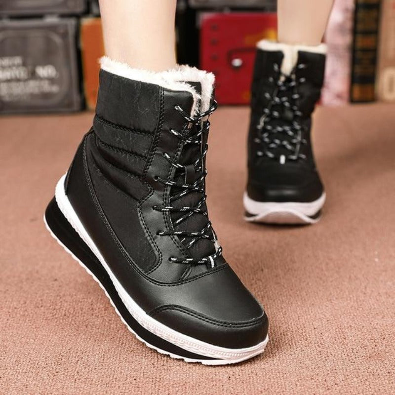 Boots Mid Calf Waterproof Plush Ankle - Easy Pickins Store
