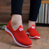 Breathable Air Mesh Sneakers Slip On Platform - Easy Pickins Store