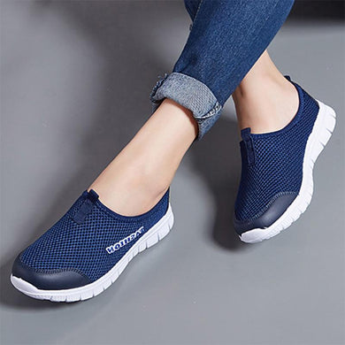 Breathable Mesh Light Flat Loafers Plus Sizes - Easy Pickins Store