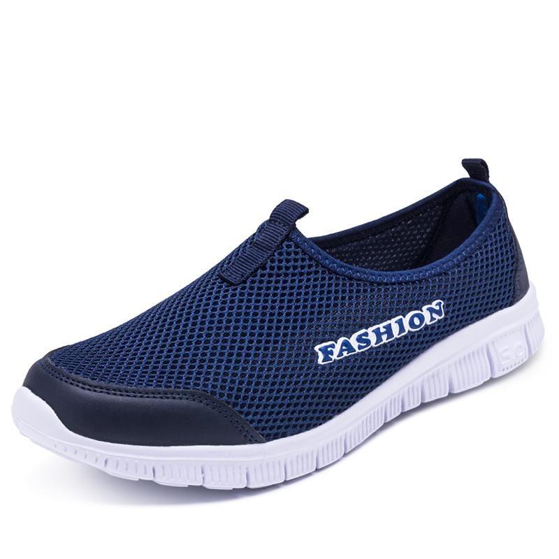Breathable Mesh Light Flat Loafers Plus Sizes - Easy Pickins Store