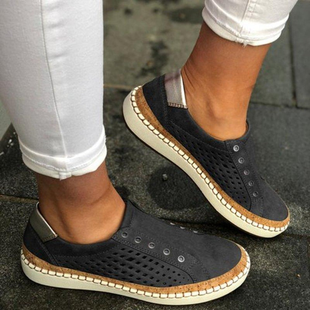 Breathable Vulcanized Casual Hollow Out Sneakers Lightweight - Easy Pickins Store