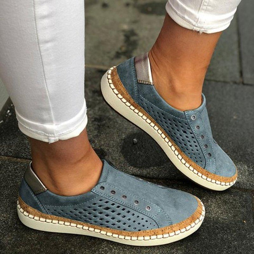 Breathable Vulcanized Casual Hollow Out Sneakers Lightweight - Easy Pickins Store