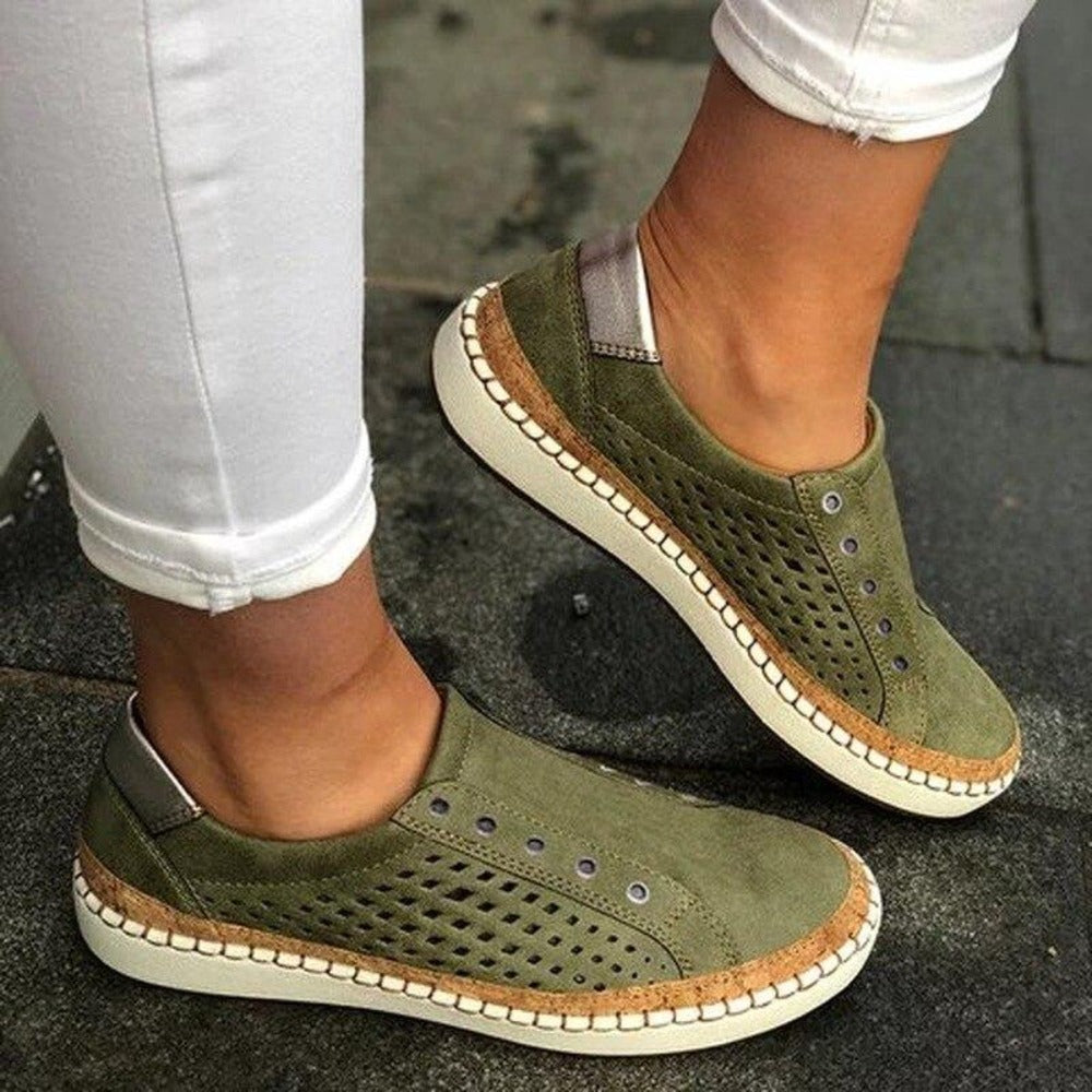 Breathable Vulcanized Casual Hollow Out Sneakers Lightweight - Easy Pickins Store