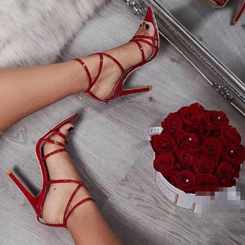 Buckle Lace Up High Heels Pumps - Easy Pickins Store