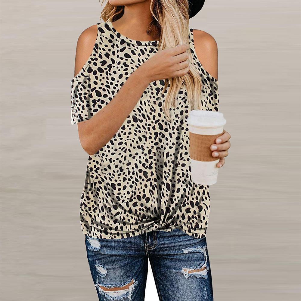 Camouflage Hollow Out Short Sleeve Loose T-shirt - Easy Pickins Store
