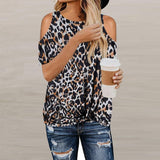Camouflage T-shirt Hollow Out Short Sleeve Loose - Easy Pickins Store