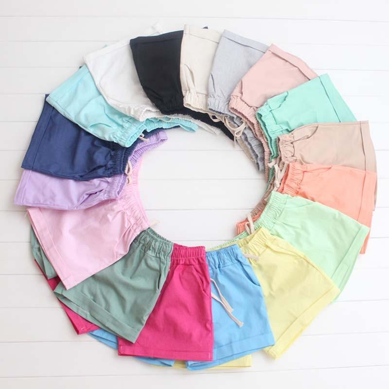 Candy Color Elastic With Belt Shorts - Easy Pickins Store