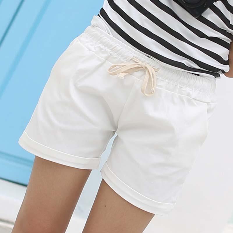 Candy Color Elastic With Belt Shorts - Easy Pickins Store