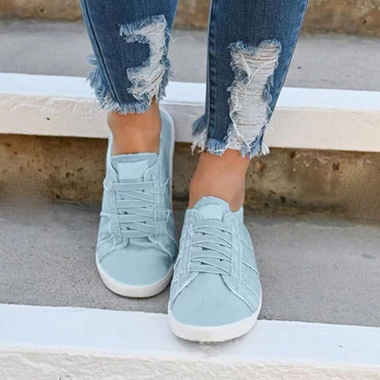 Casual Vulcanize Sneakers Low Cut Zipper Trainers - Easy Pickins Store